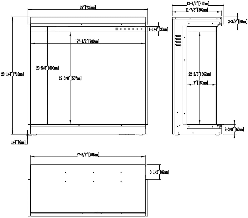 Aflamo Gold 74, Maßgrafik