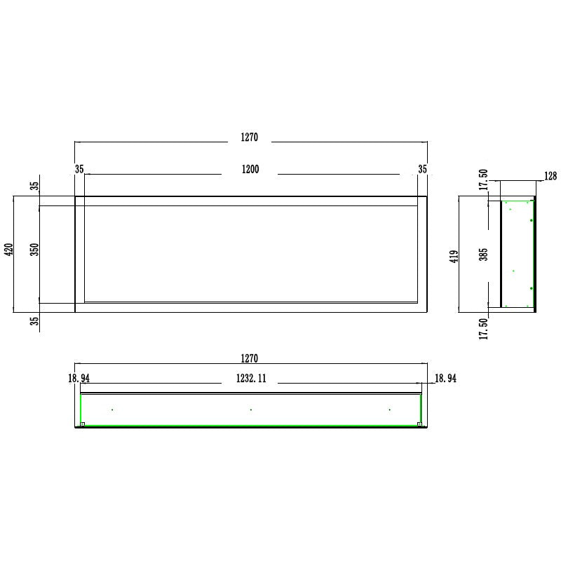 Aflamo Pride S 127, Maßgrafik