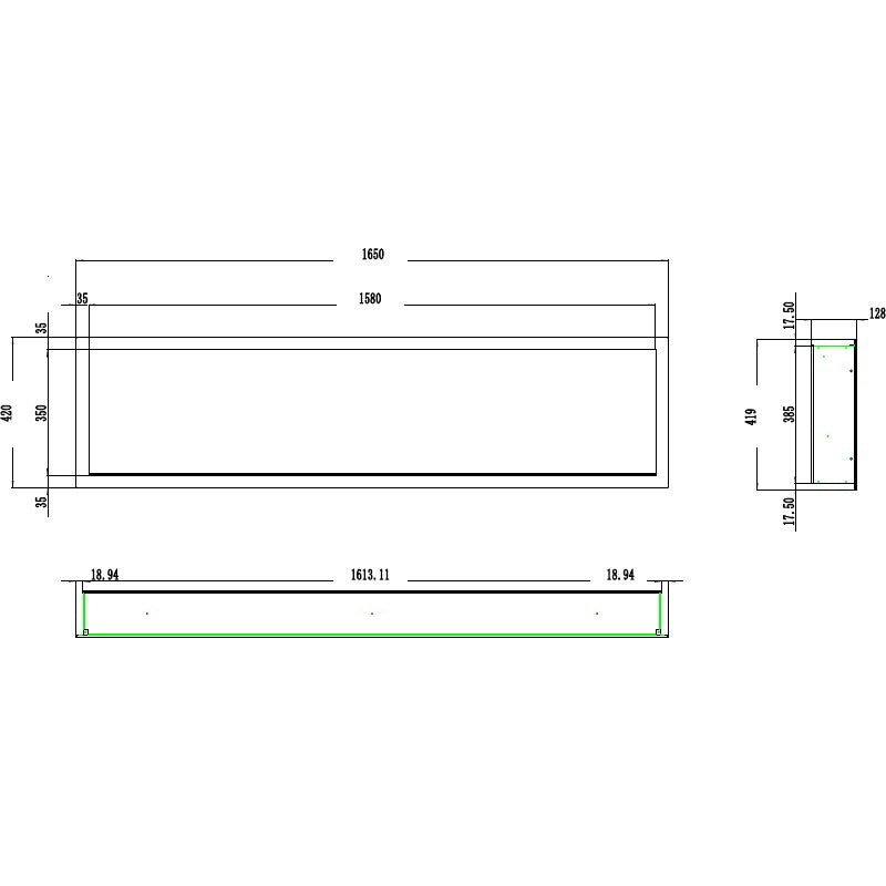Aflamo Pride S 165, Maßgrafik