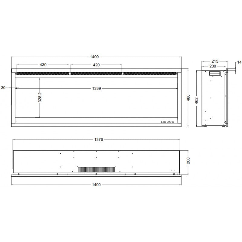 Aflamo Royal 3D 140, Maßgrafik