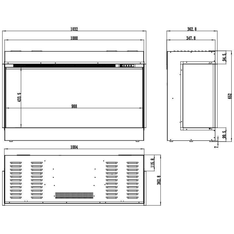 Aflamo Superb 3D 100, Maßgrafik